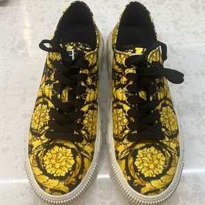 Versace Barocco Canvas Sneakers Size 44